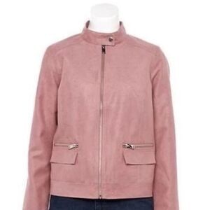 NWT Pink Moto Jacket